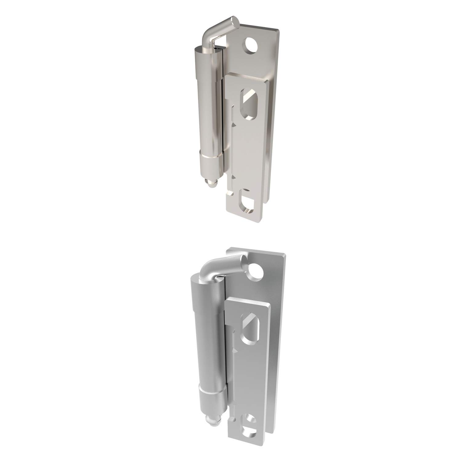 Product S2125, Concealed Pivot Hinges - Lift Off 20 & 24mm door return - weld and oval head screw / 