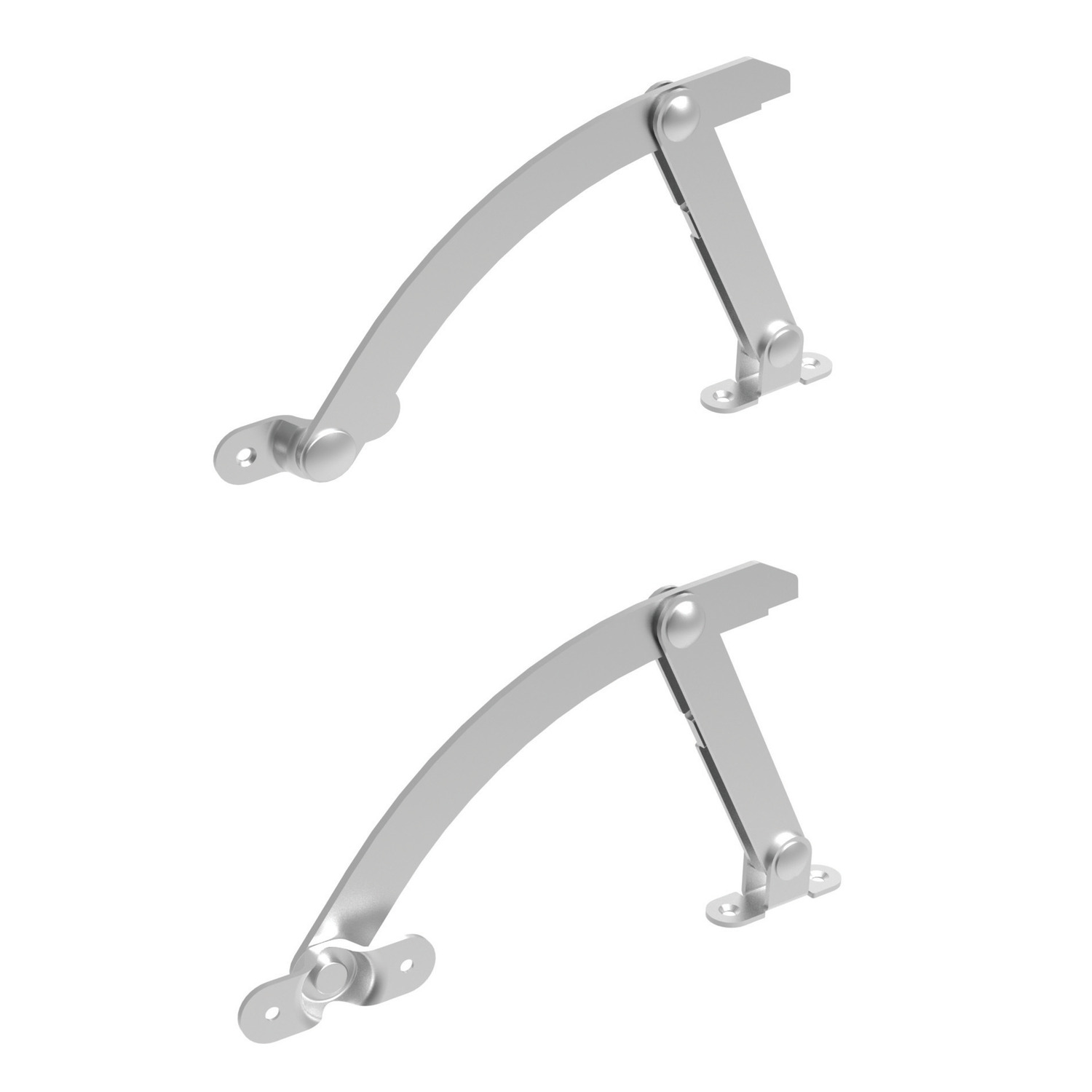 Door Stays Select left or right handed - please refer to table. Ideal for screw or weld-on mounting.