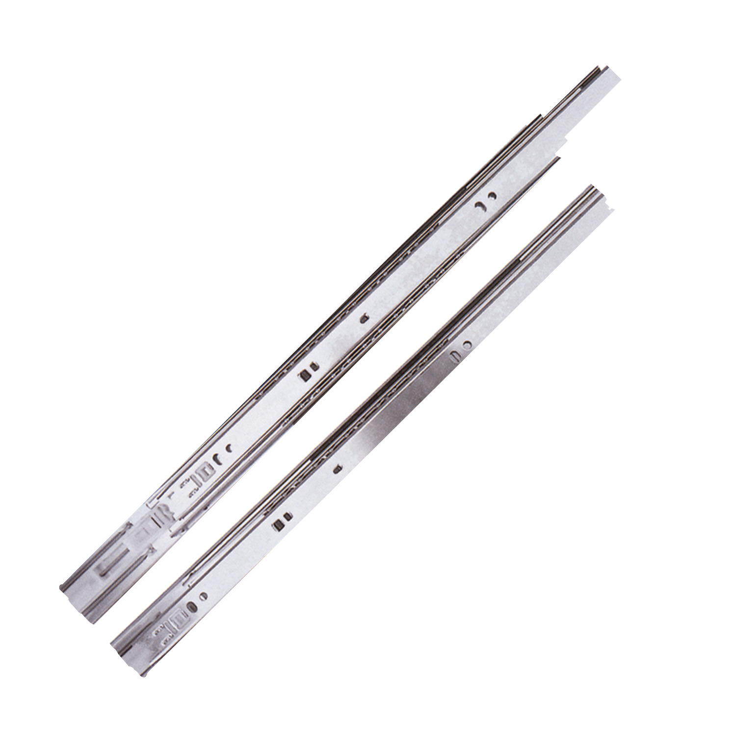 P4080.AC0400 Drawer Slide Full Extn Length 400; Load 30kg per pair. Sold Individually. Lever Disconnect; Soft Close