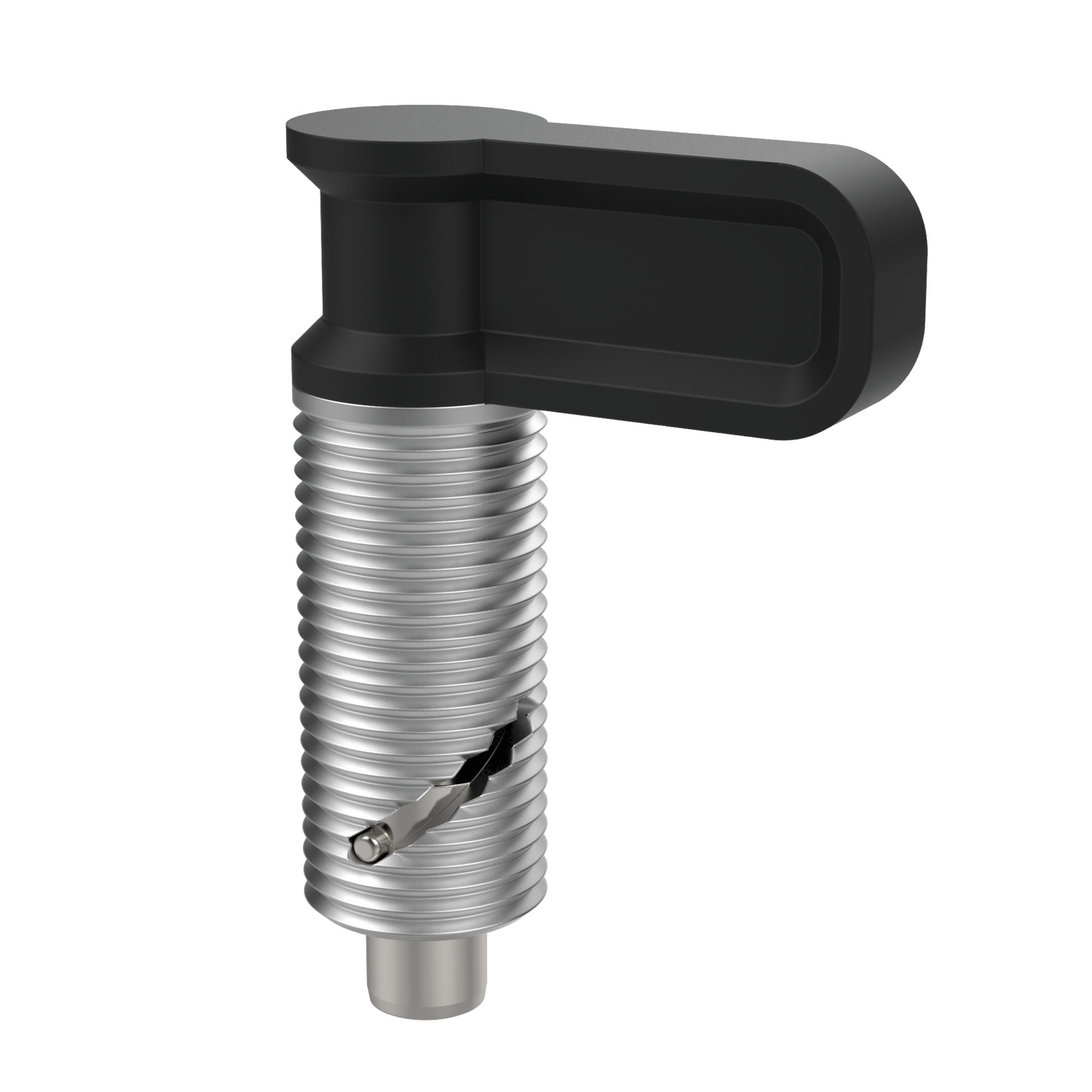 Index Plungers - Lever Grip Lever grip index plungers with 90° or 120° actuation. Three different types available: without rest position, with rest position and with a safety rest position.