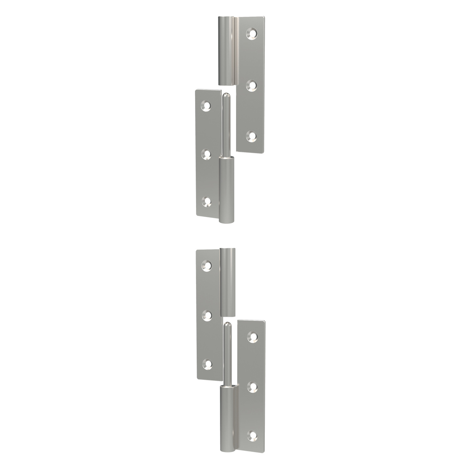 Product S2320, Lift-Off Hinges - Off-Set screw mount - stainless steel / 