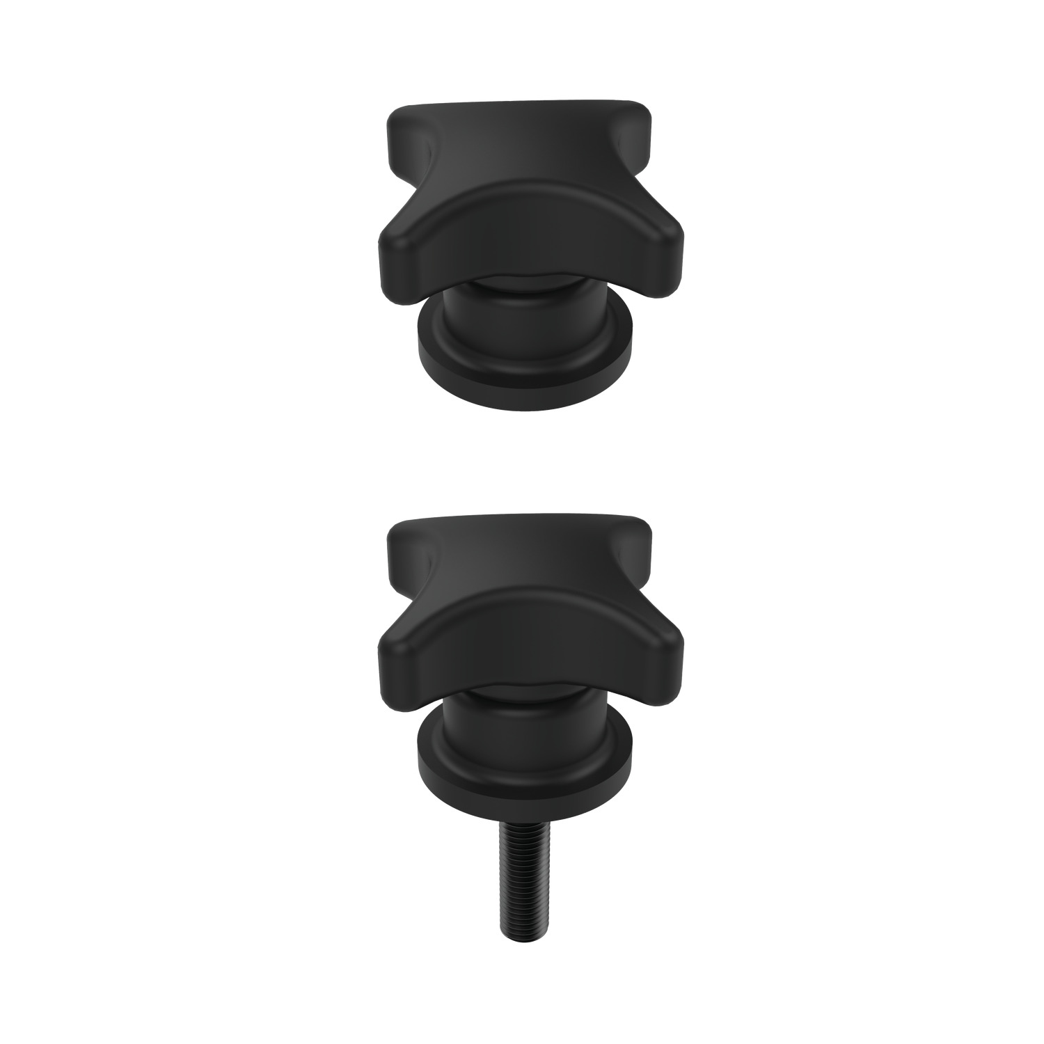 70550.W0040 Palm Grips - Thermoplastic. Threaded, Blind - 40 - M 6