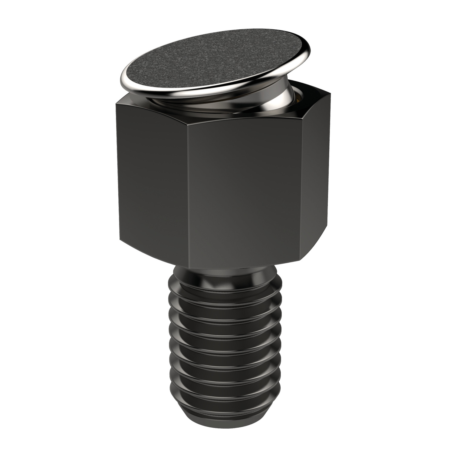 Grippers - Self Aligning Self-aligning diamond coated grippers with threaded bolt for fixturing. Ideal for use in holding smooth and slipper components whilst minimising surface marks.