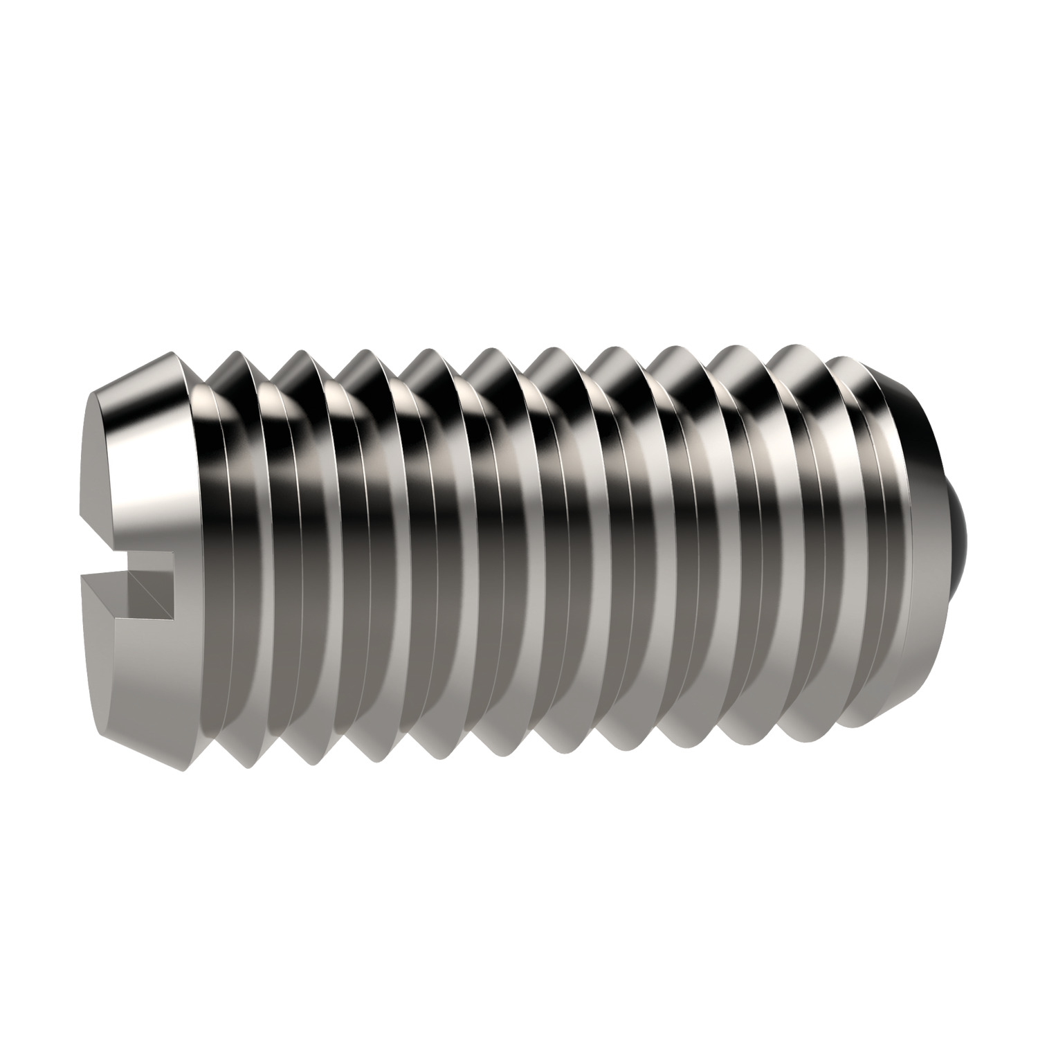 Spring Plunger Spring plunger with slot and ceramic ball, manufactured in 316 stainless steel for greater corrosion resistance.