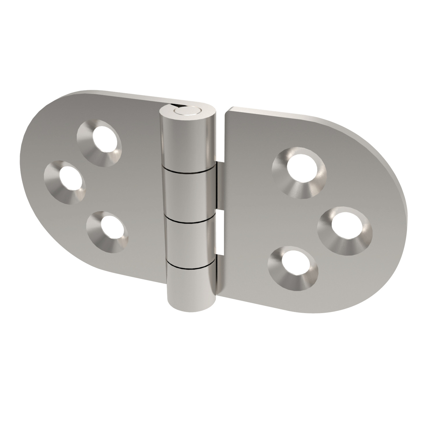 Surface Mount - Leaf Hinges This suface mount leaf hinge is made from stainless steel
