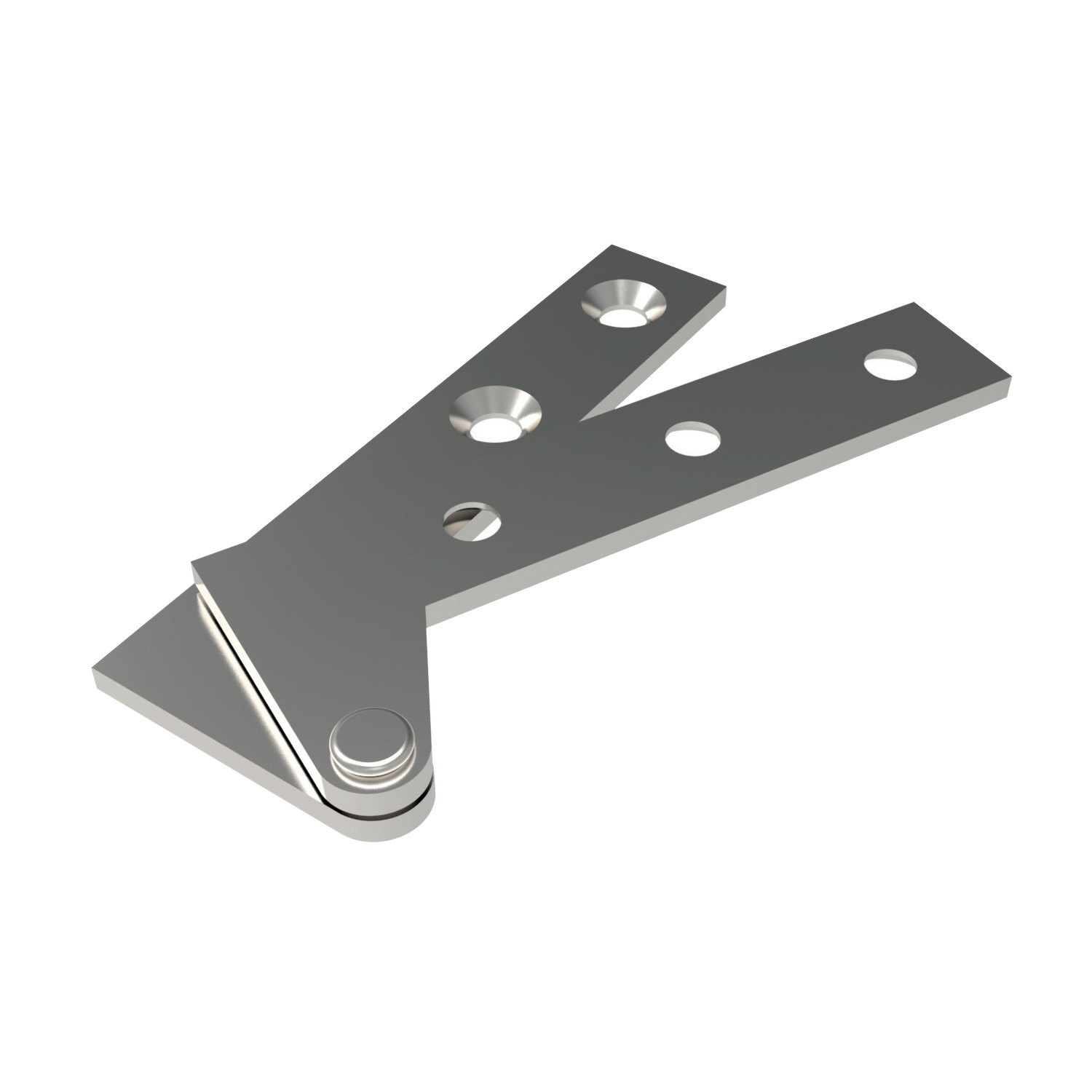 S0200.AC0010 Surface Mount - Pivot Hinges Inset - Stainless steel - Right
