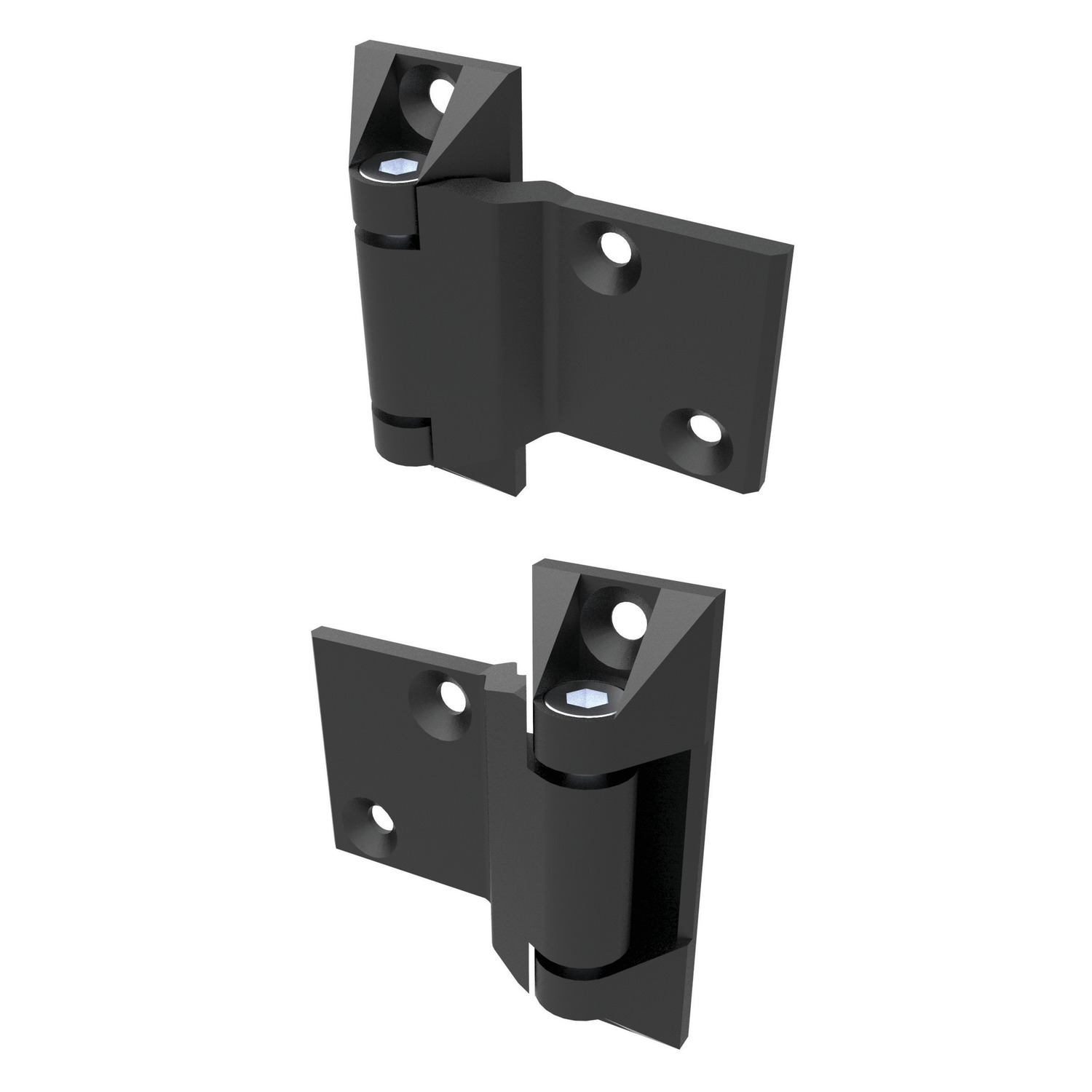 S1806.AW0010 Surface Mount - hvac Hinges Surface Mount - HVAC Applicationsaxial adjustment - screw mount - zincleft hand