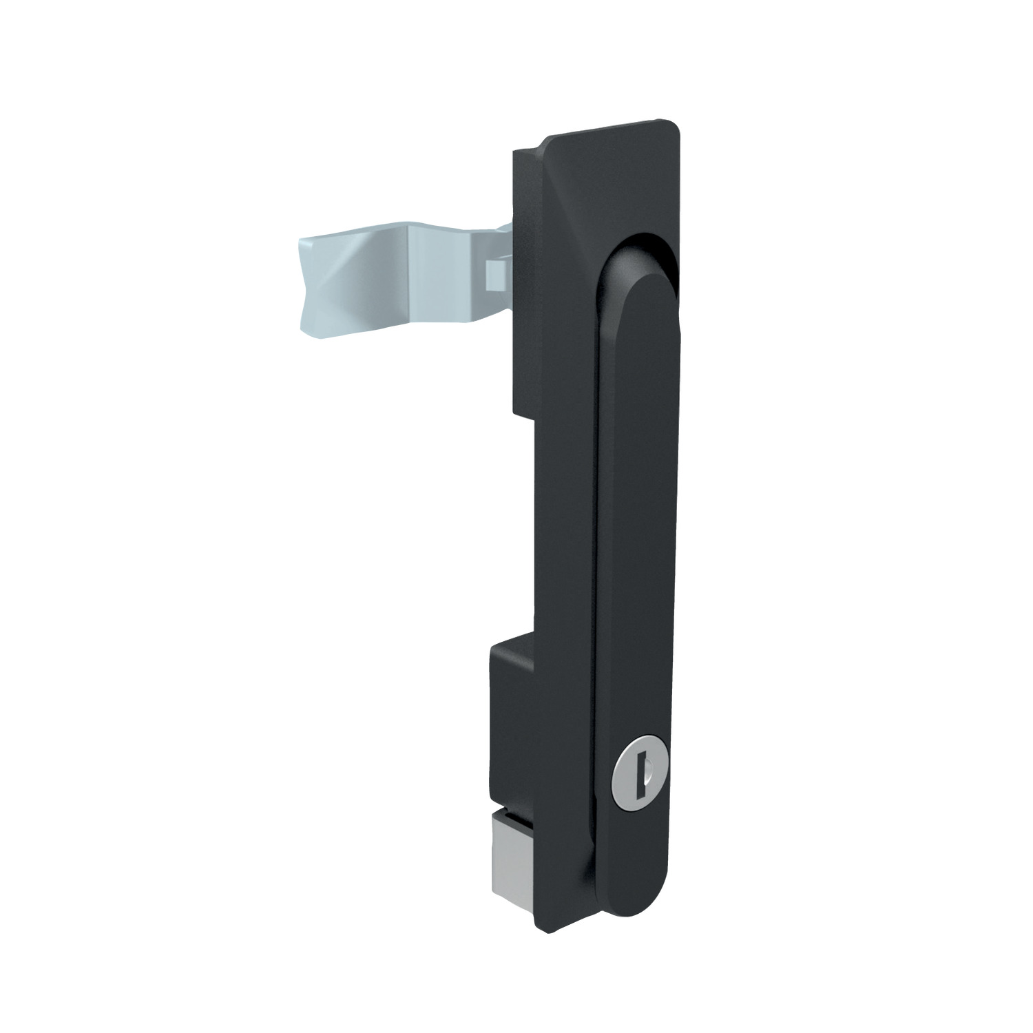Swing Handles - Cam Control For attractive, easy functional opening for telecom and data cabinets as well as other industrial enclosures. Lock and handle in one attractive design.