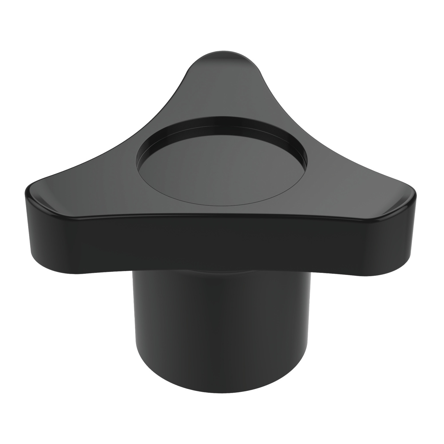 Three Lobed Knobs Black Duroplast three lobed knobs. Sizes from M5 up to M16. Parts available from stock.