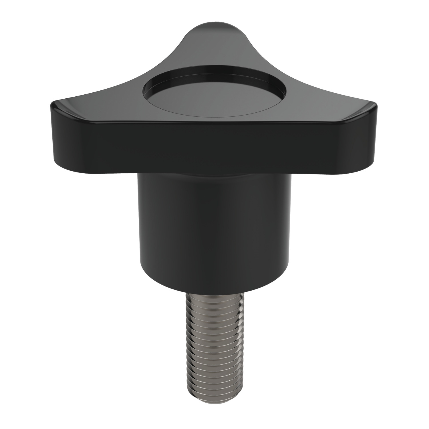 Three Lobed Knobs Black plastic three lobed knobs. Sizes range from M6 to M12. Available from stock.