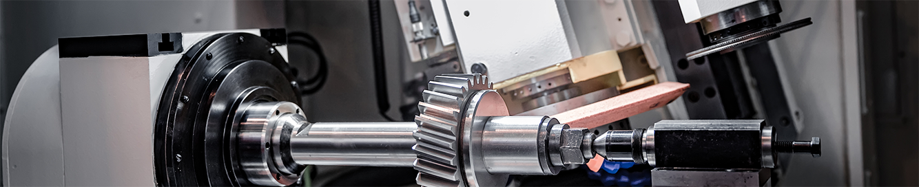 close up of a production machinery