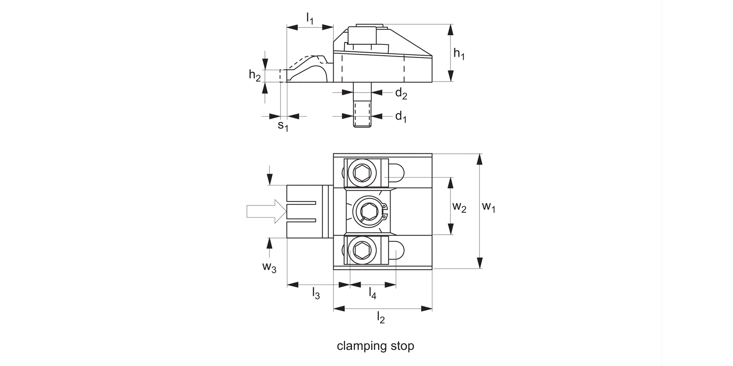 11070 1.2 Ton Finger Clamps