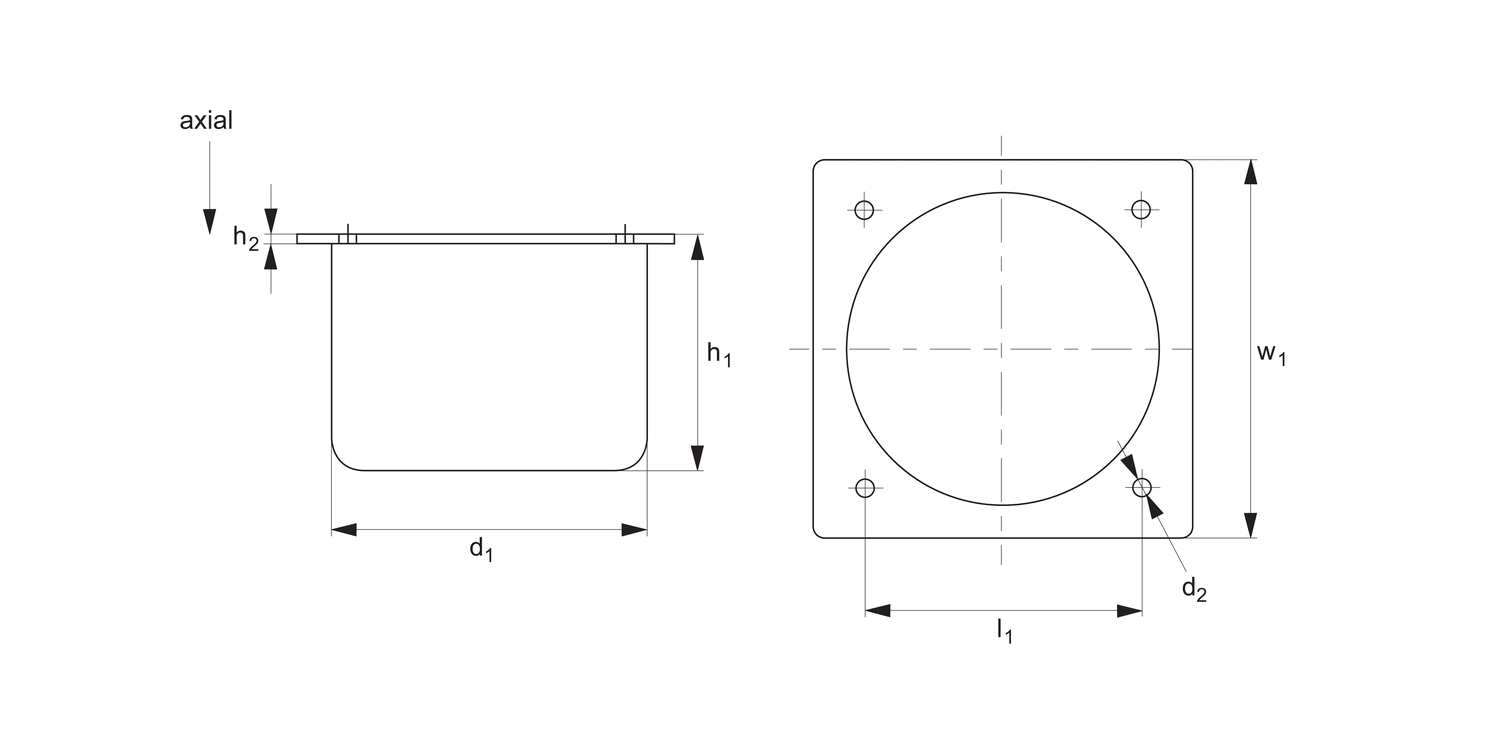 61250 Anti-vibration Bumpers