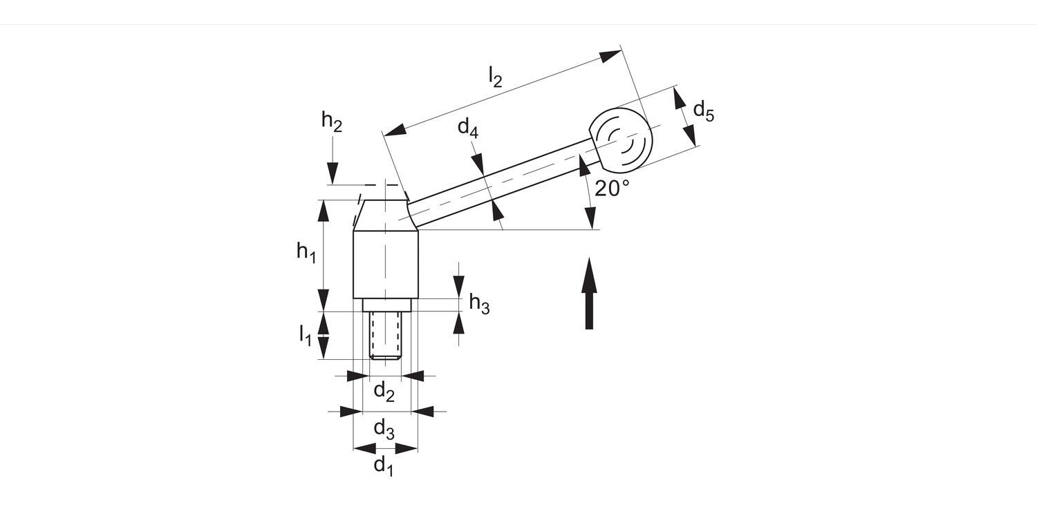 74530 Adjustable Clamping Lever