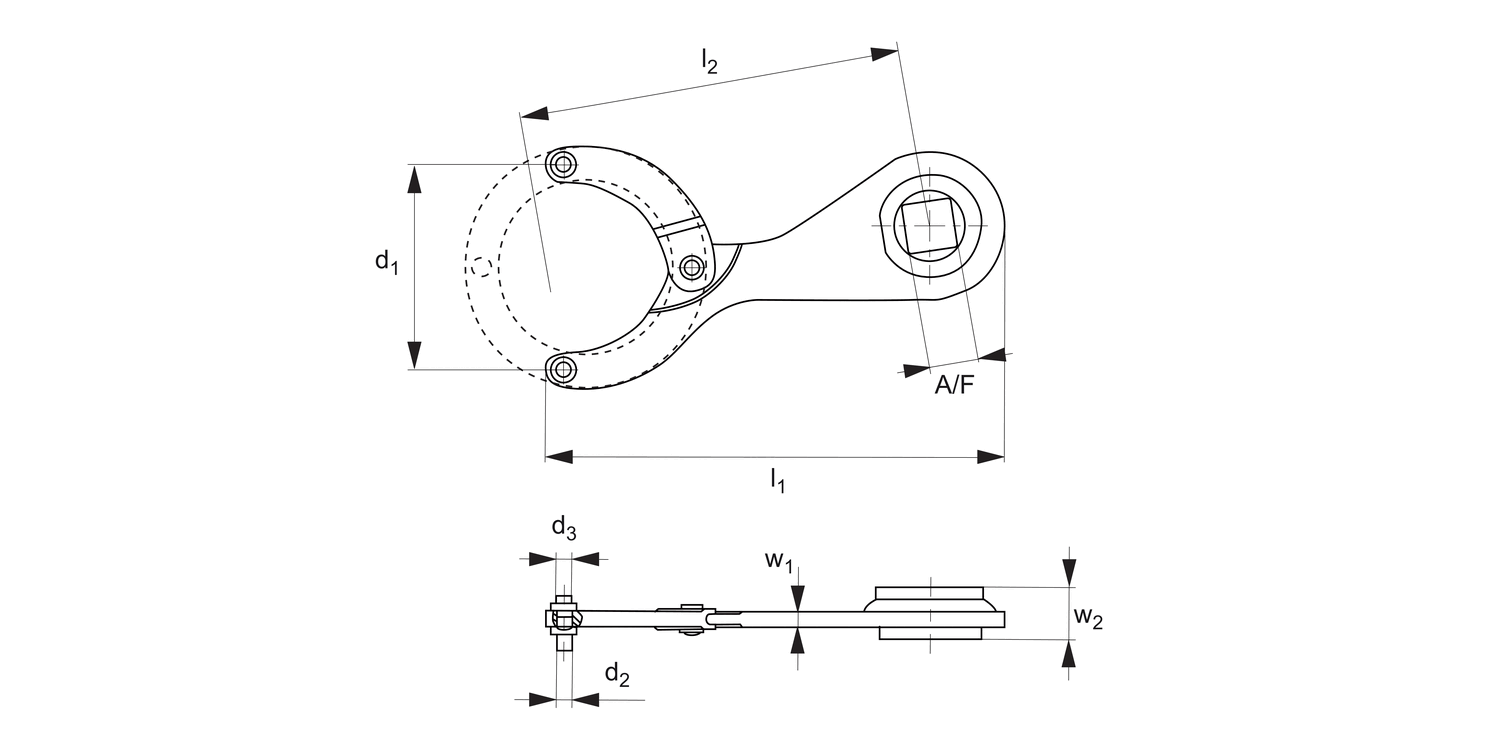 95352 Adjustable Face Spanner