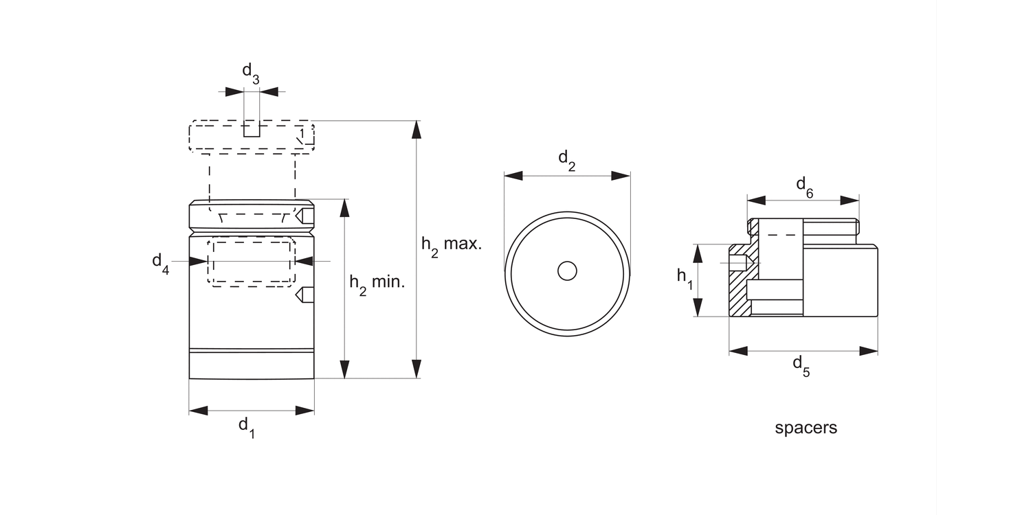 14140 Aluminium Screw Jacks