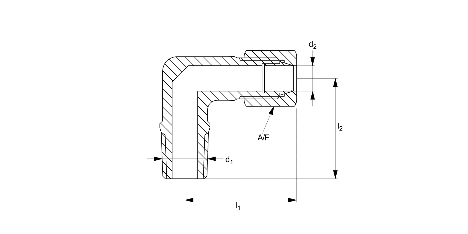 20095 Angled Connectors - For Coolant Tube
