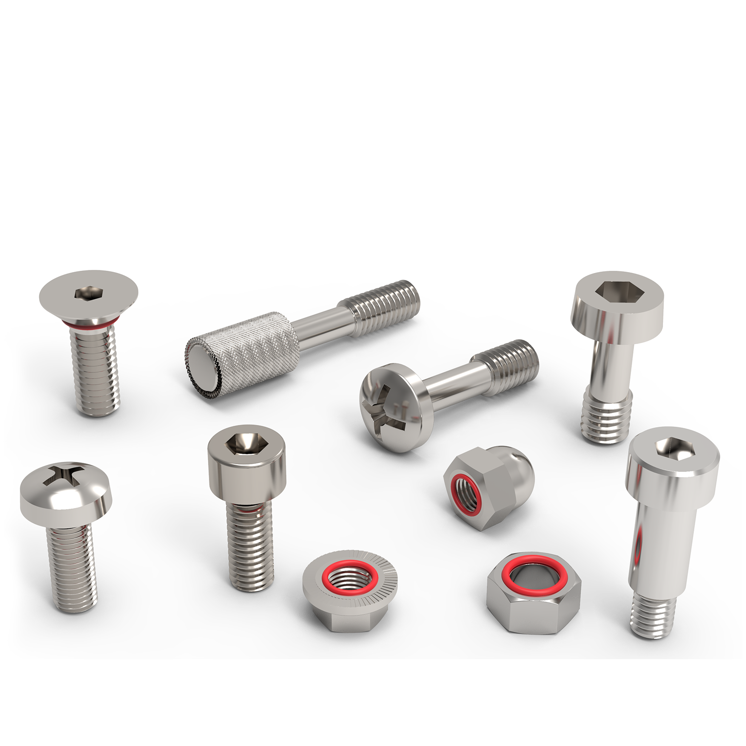 selection of shoulder screws