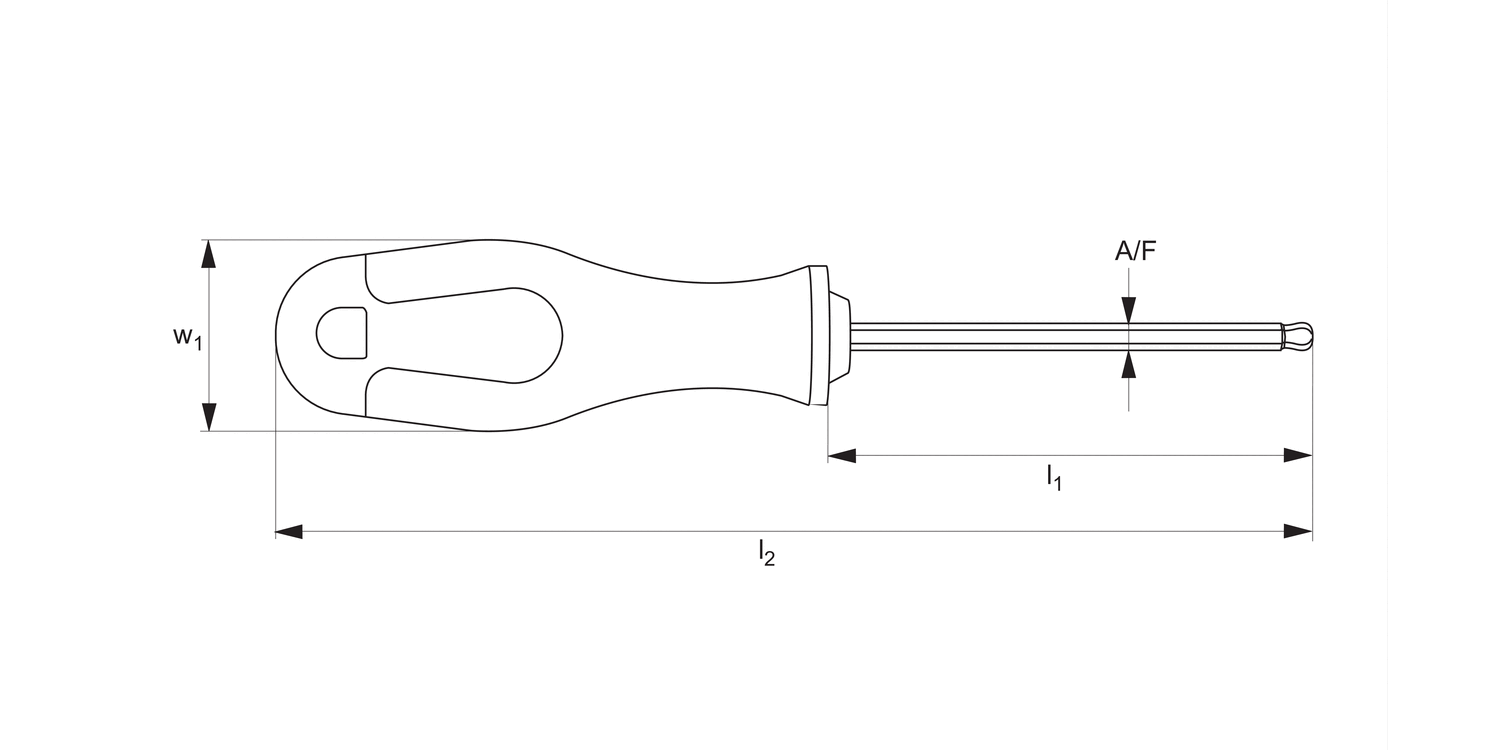 90510 Ball-Ended Hex. Keys