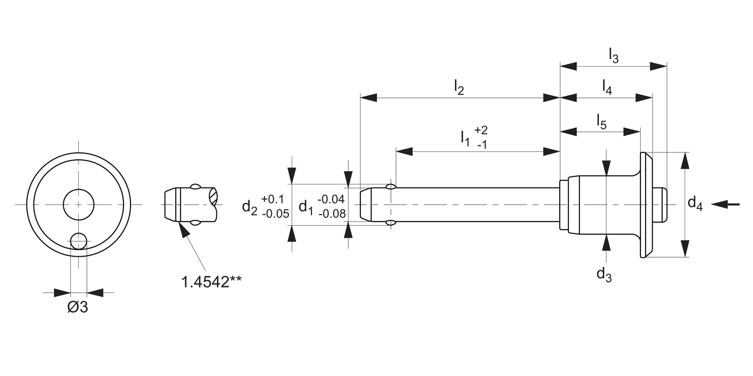 33230 Clamp Lock Pins - Single Acting