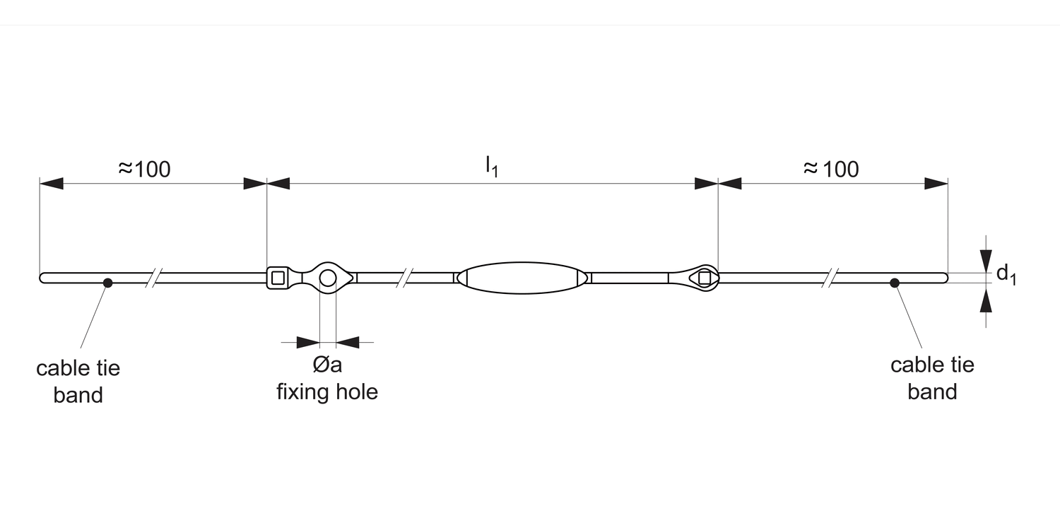 33260 Lanyard - Cable Tie Loop