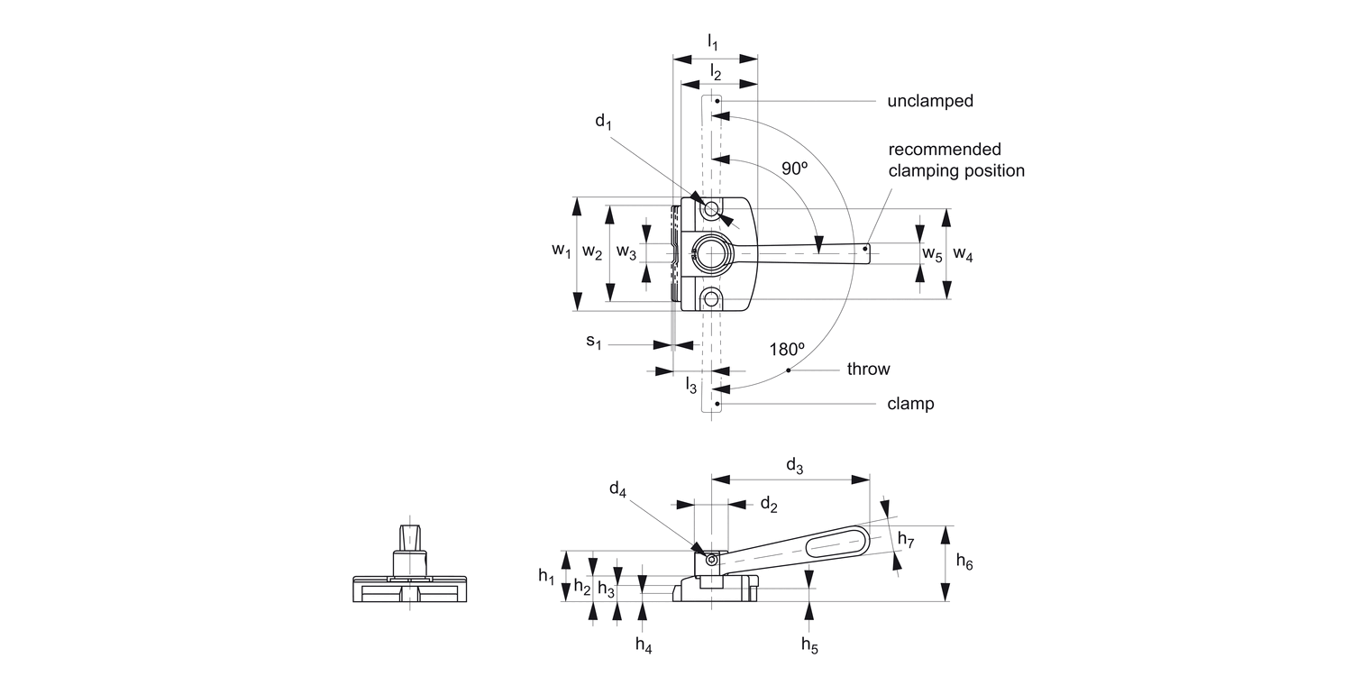 10980.2 Low Profile Cam Edge Clamps