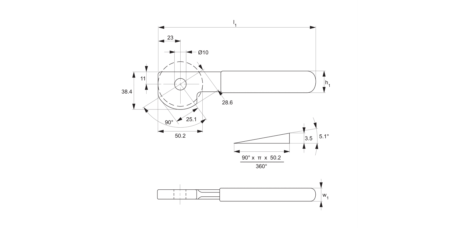 18020 Cam Levers - Single Surface