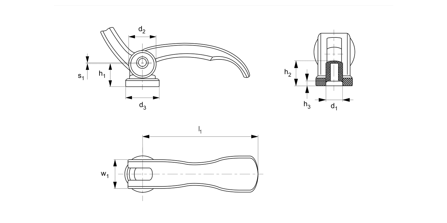 18580.1 Cam Levers - Female