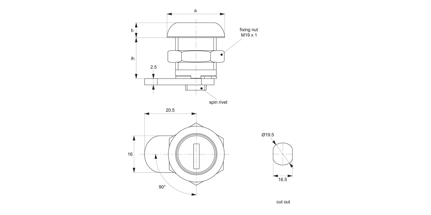 A2331 Mini Cam Locks