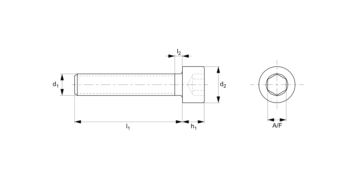 WN0500.MP Cap Head Hexagon Socket