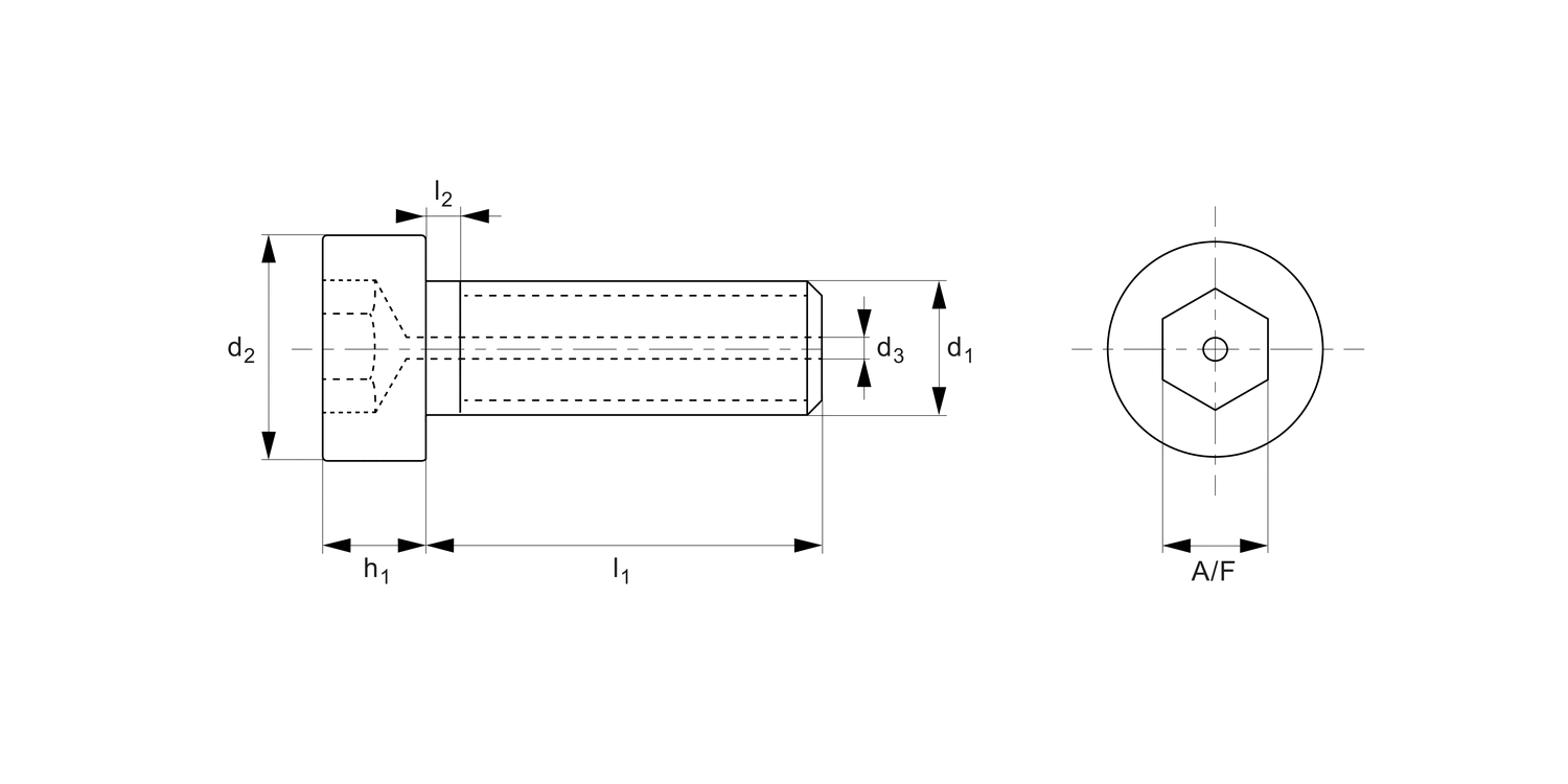 WN0530.NP Cap Head Vented Screws