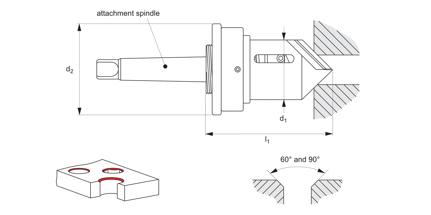 91000 Inner Chamfering Tools