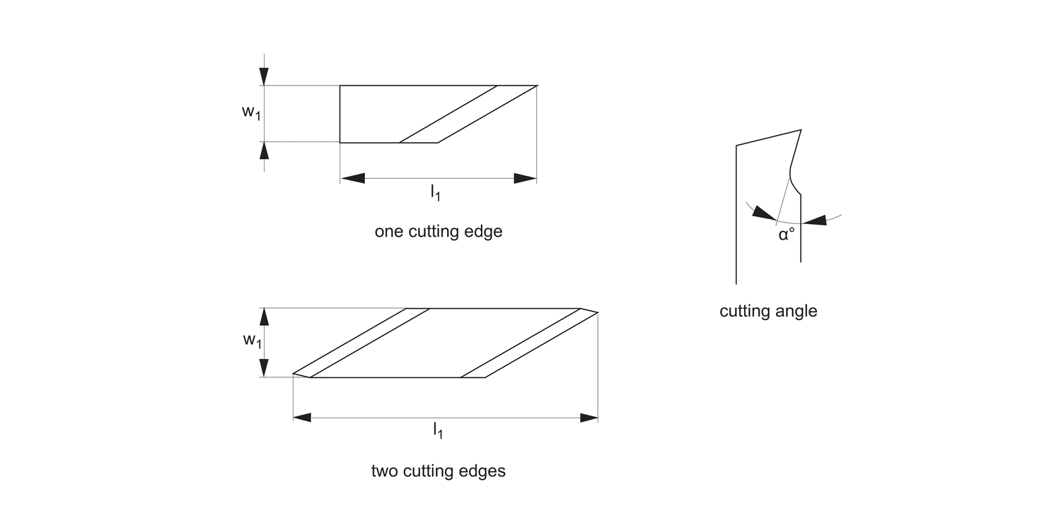 91022 Blades for Outer Chamfering Tools