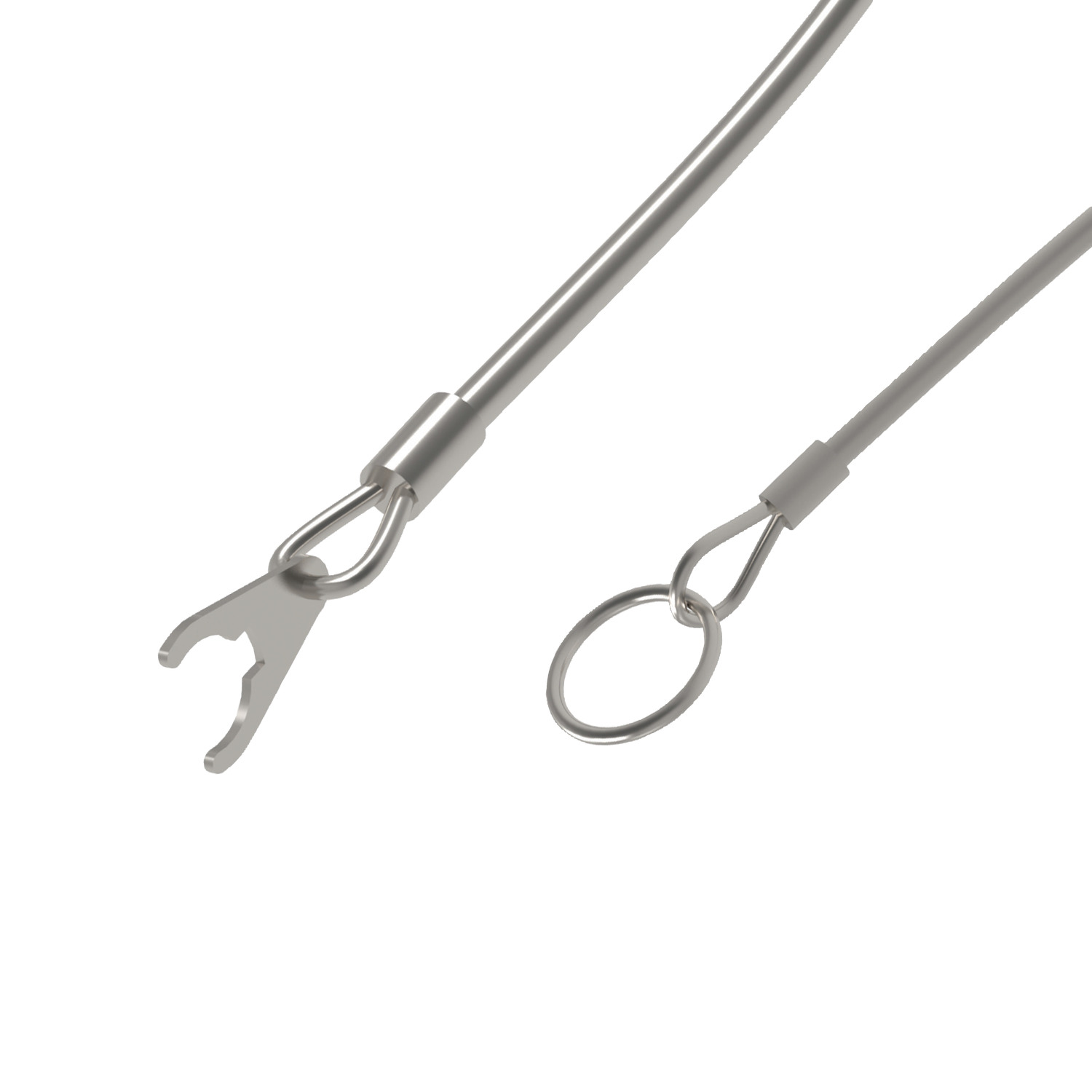 33266 Lanyard - Circlip End to Loop with Split Ring