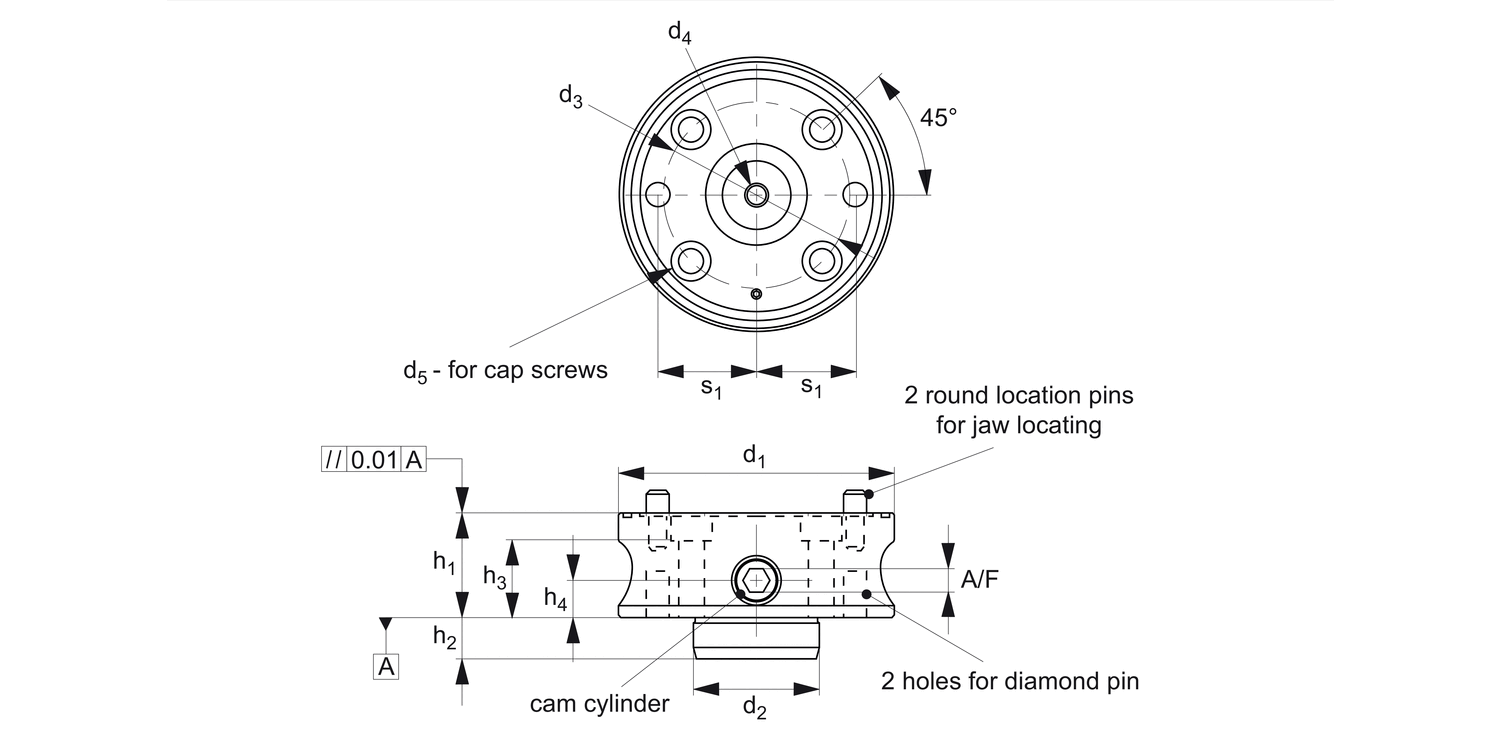 12055.1 Flexible Form Clamping Base