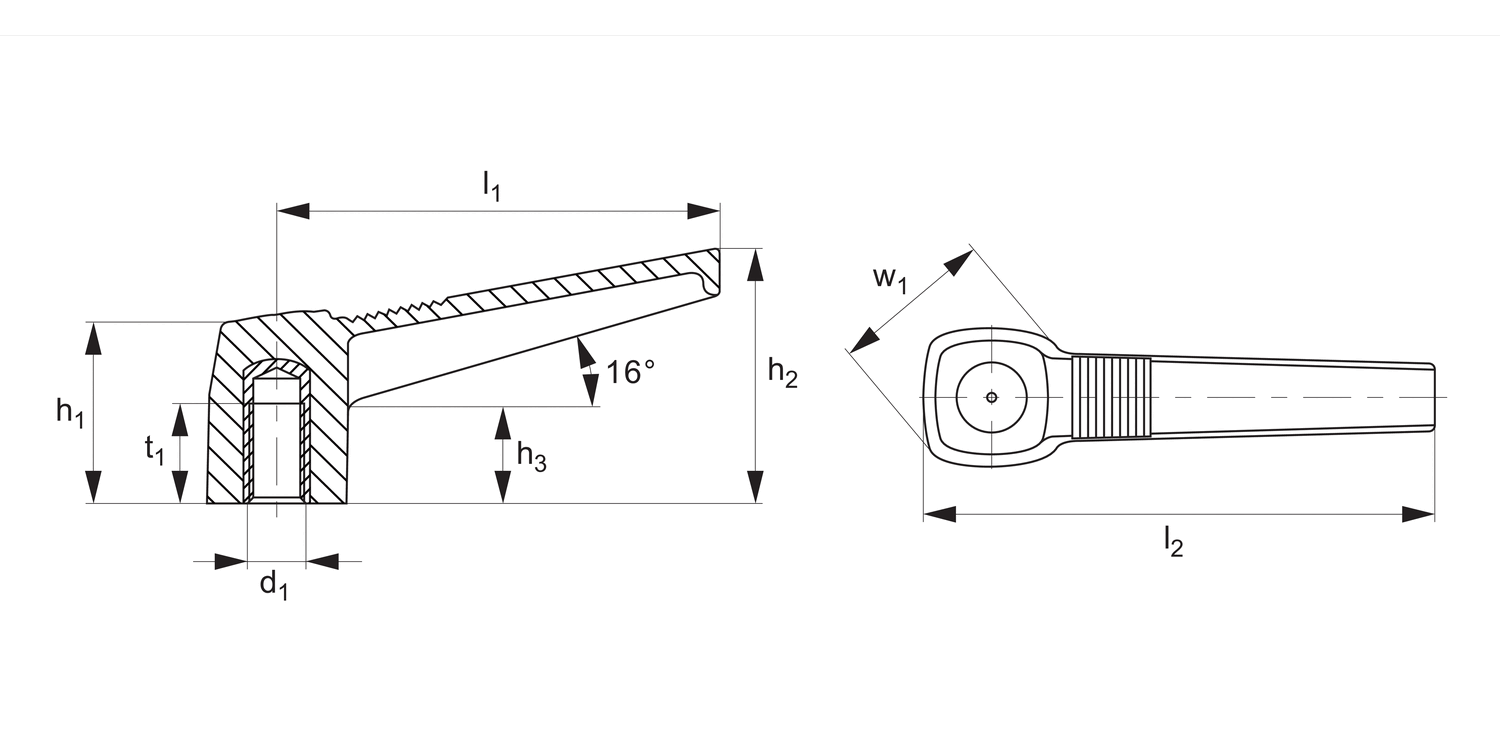 74960 Clamping Levers