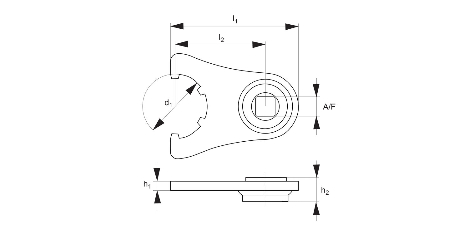 92121 Collet Spanner