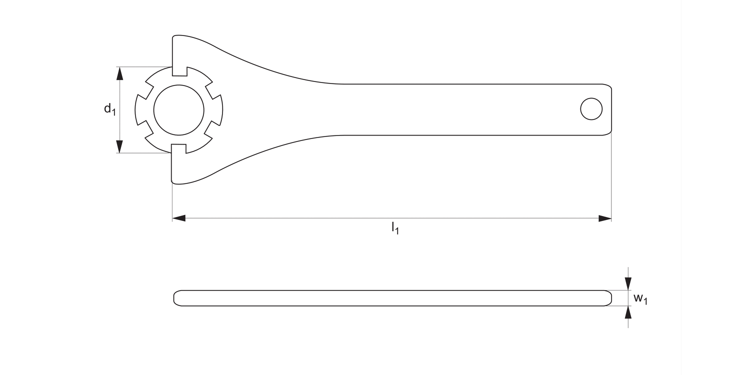 92120 Collet Spanner