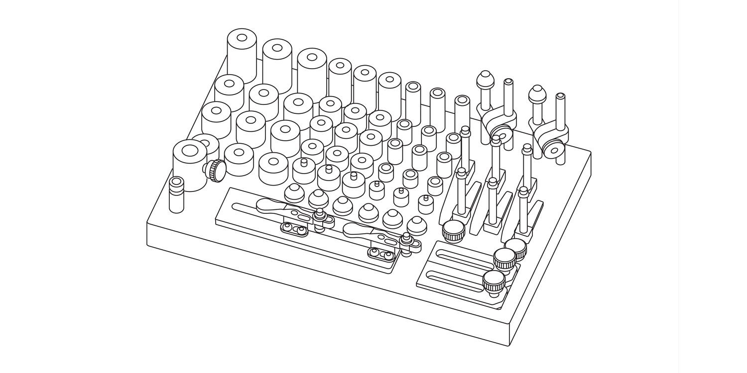 19312 Comprehensive CMM Fixturing Set