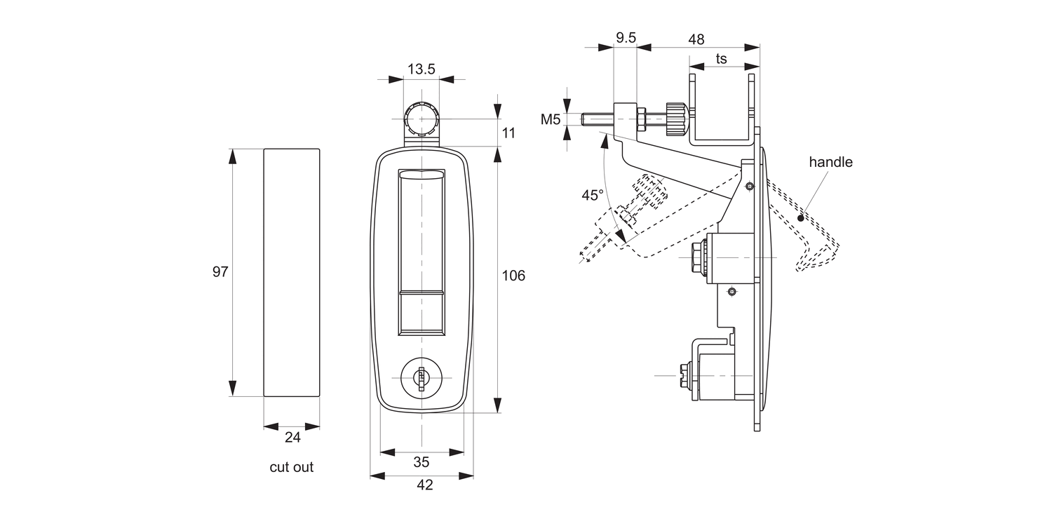 A1701 Compression Locks