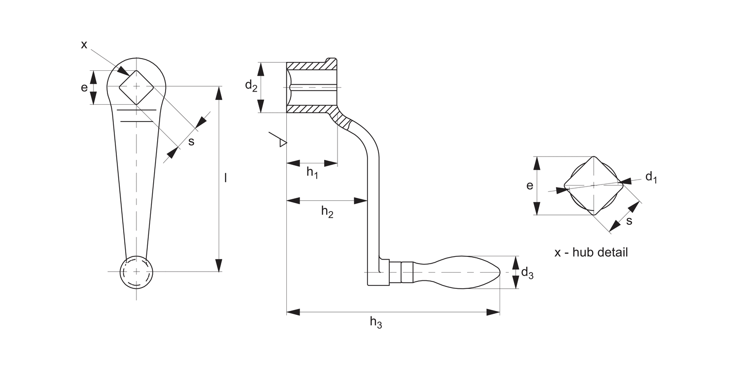 75220 Cranked Handles