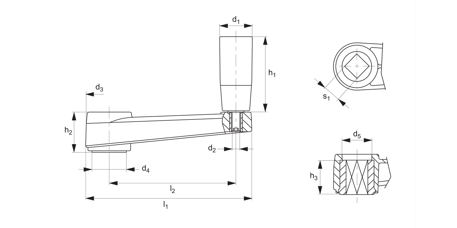 75240 Cranked Handles