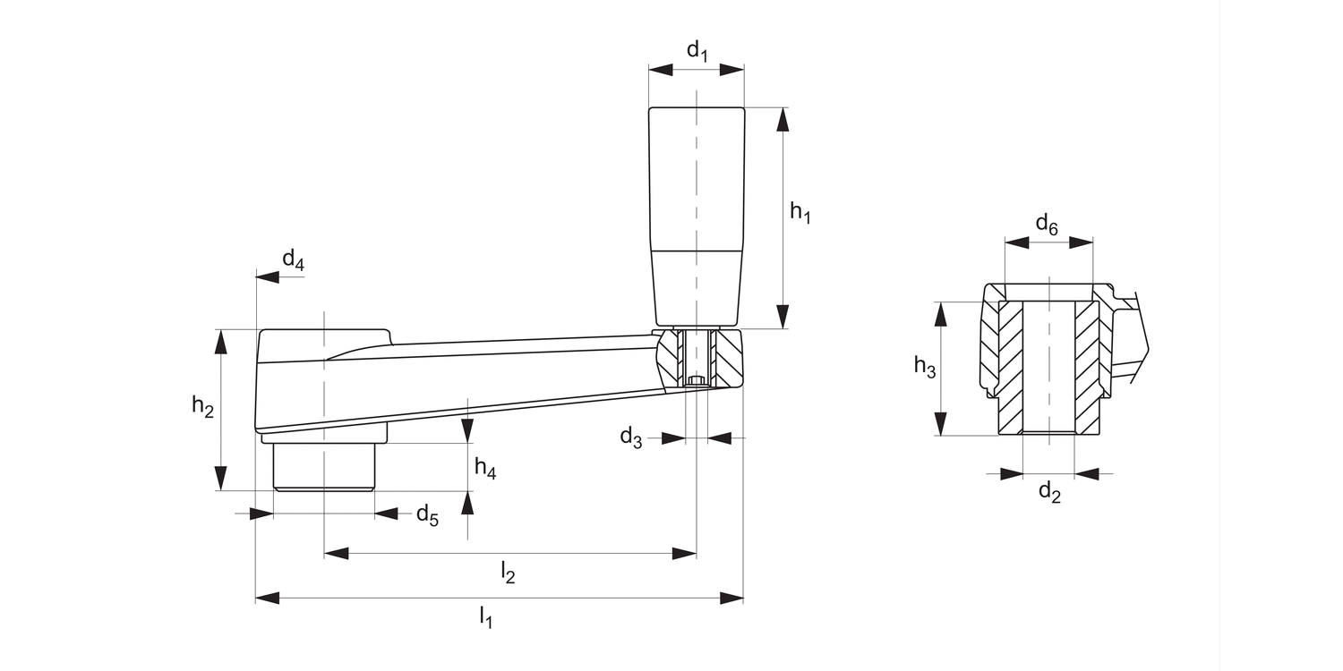 75260 Cranked Handles