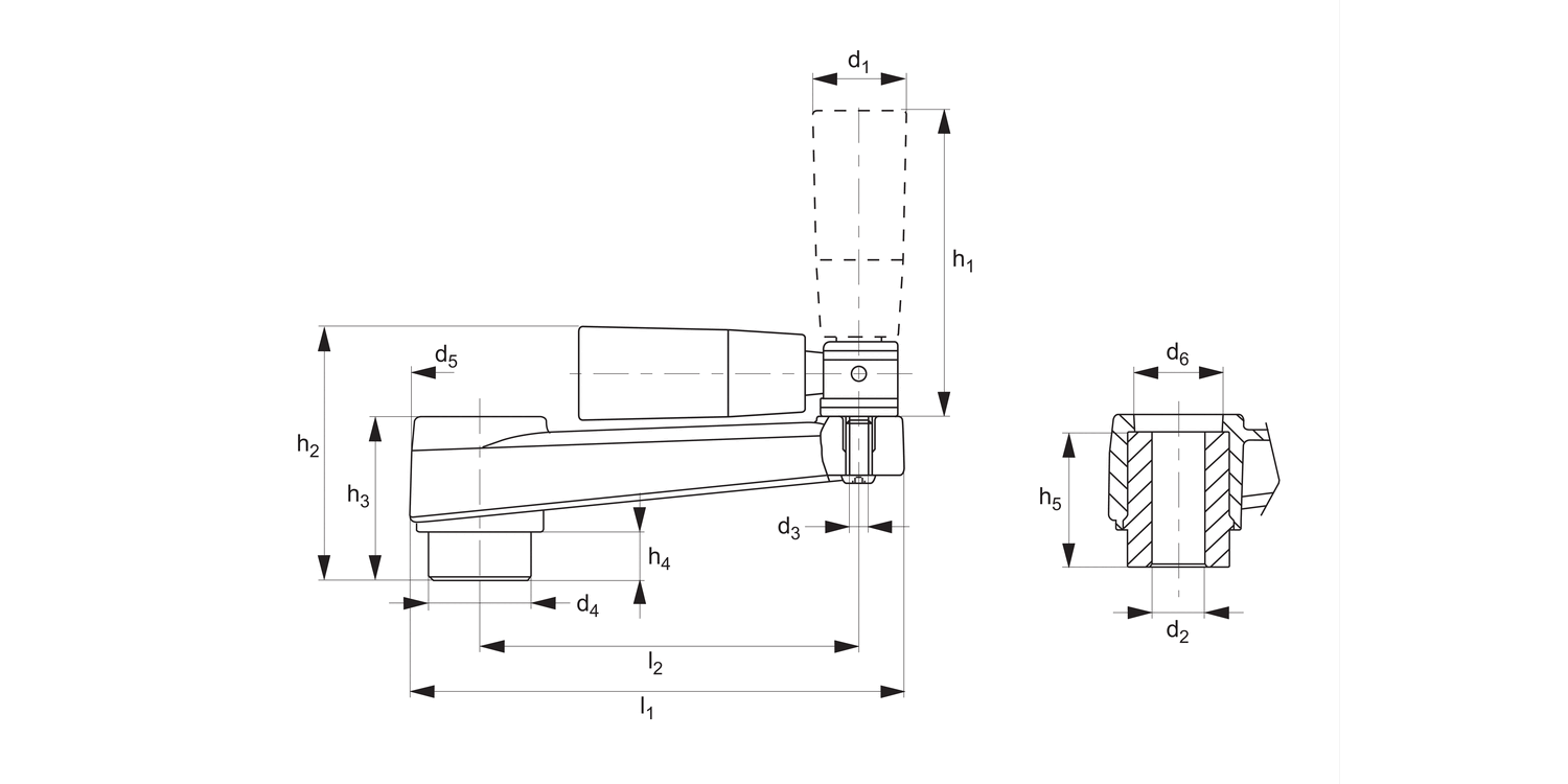 75280 Cranked Handles