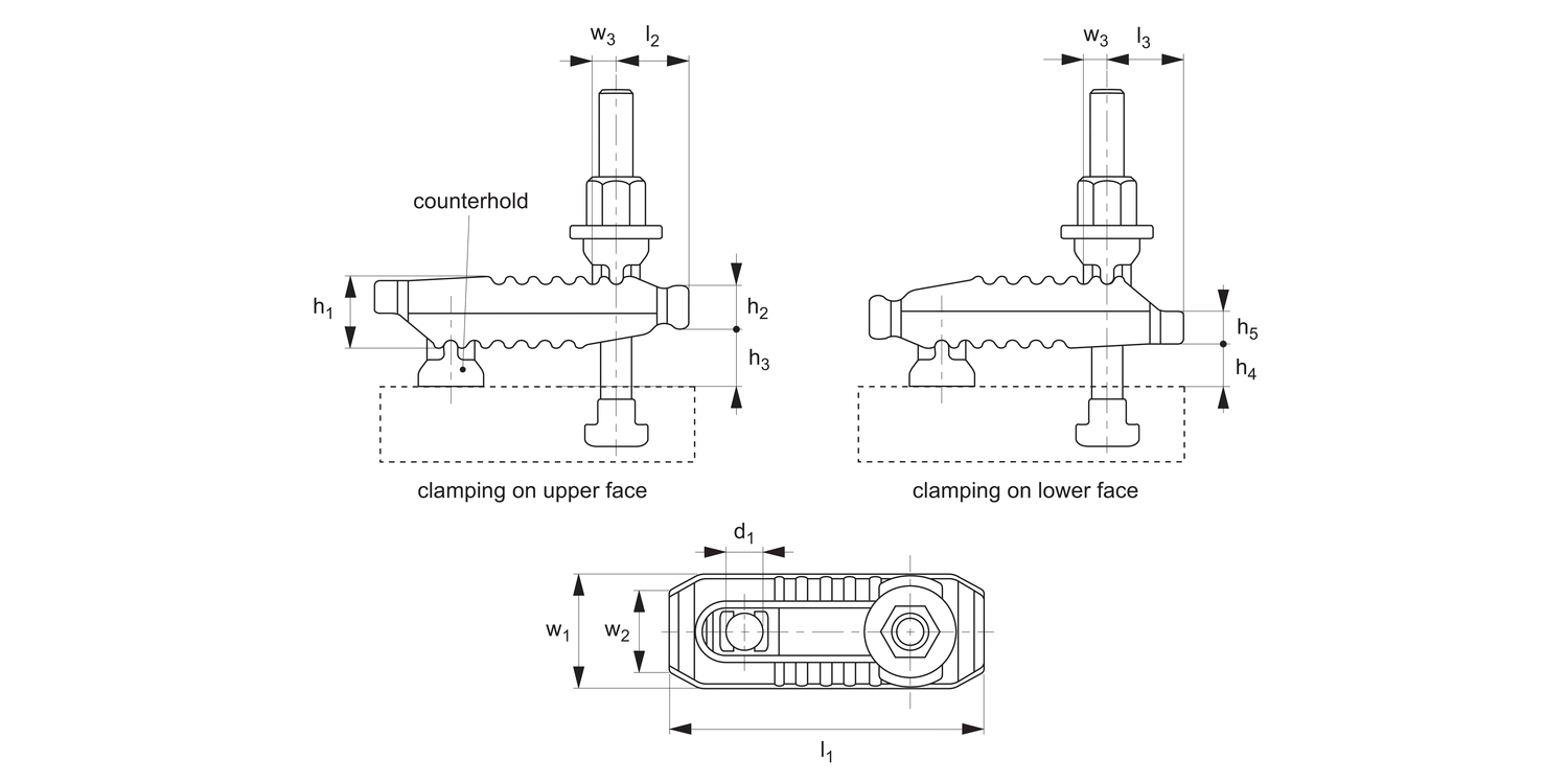 10603 Crocodile Adjustable Clamp