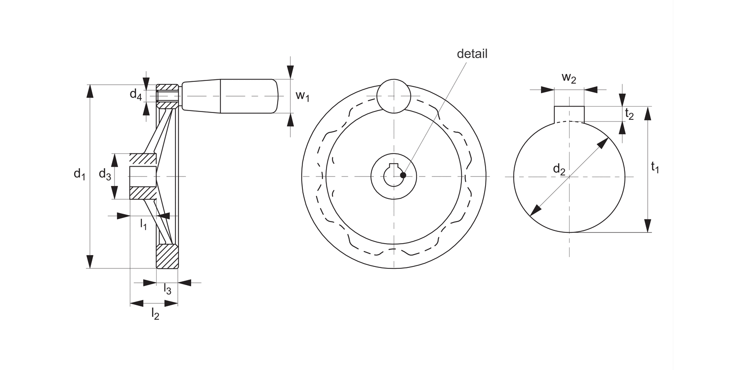 77400 Disc Type Handwheels