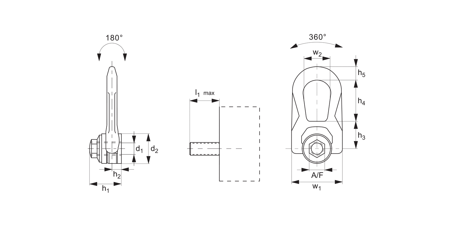 63054 Double Swivel Nuts Female