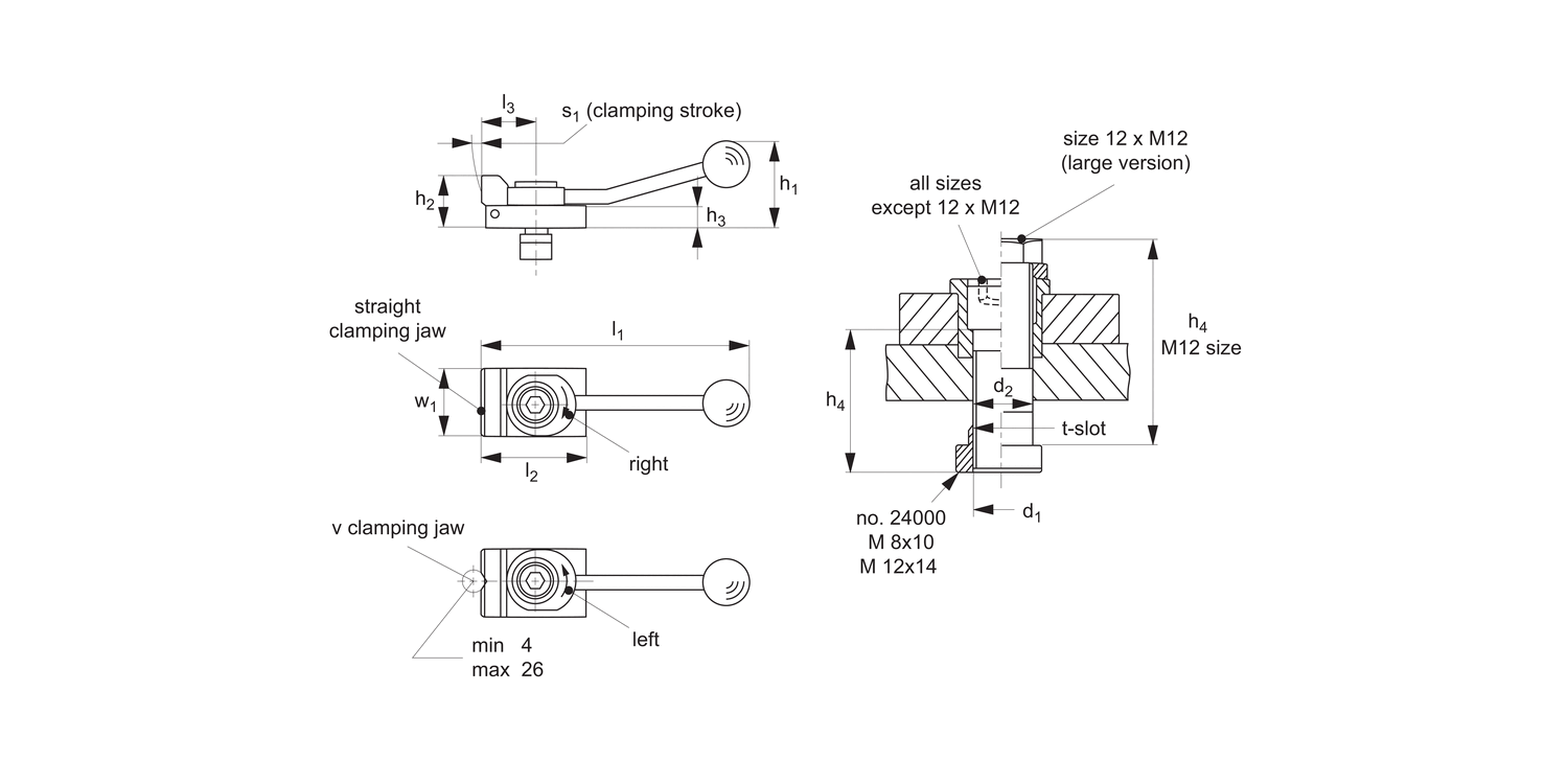 12400 Downhold Clamps