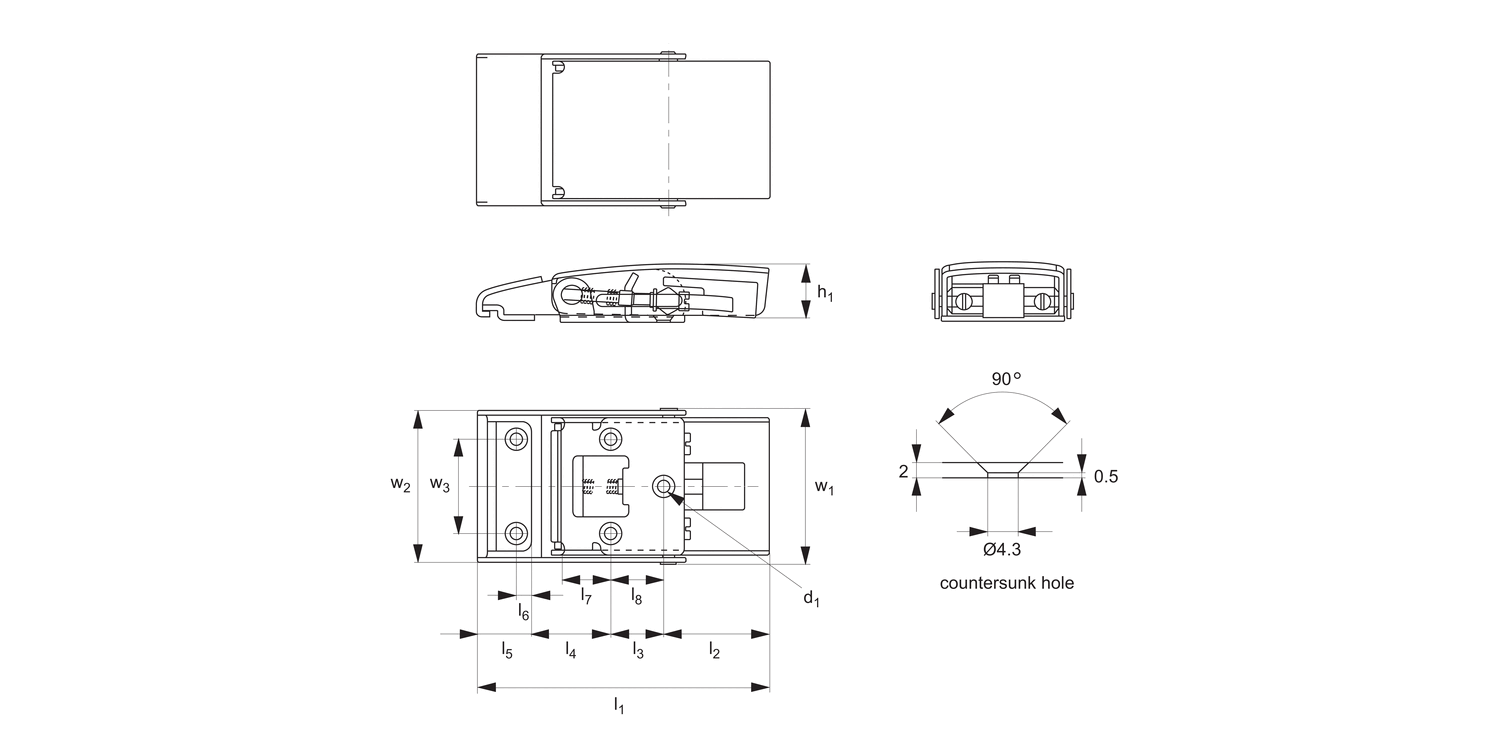 J0340 Draw Latches