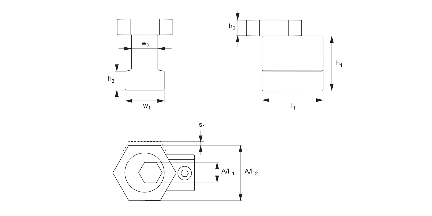 12150 Eccentric T-Slot Clamps